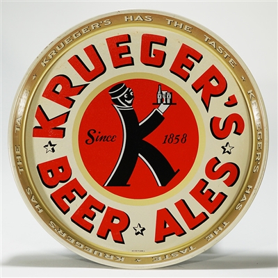 Kruegers Capped K-Man Beer Ales Tray 
