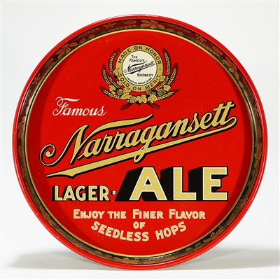Narragansett Lager Ale ENJOY FINER FLAVOR Tray 