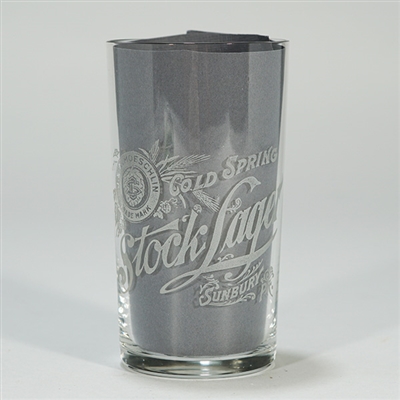 Moeschlin Cold Spring Stock Lager Etched Glass 