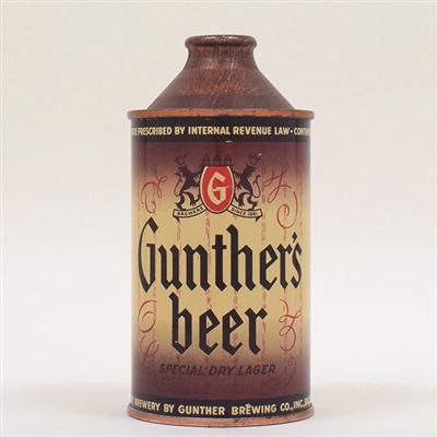 Gunthers Beer Flat Bottom Cone SWEET 168-5