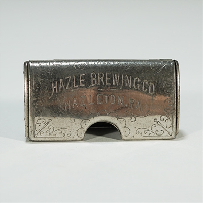 Hazle Brewing Etched Metal Matchsafe
