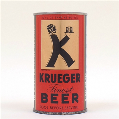Krueger Finest Beer Instructional Flat Top 90-8