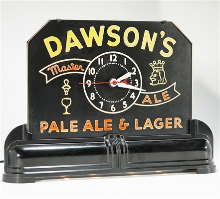 Dawsons Master Ale Back Bar Illuminated Sign