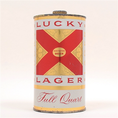 Lucky Lager Quart Cone Top 214-13