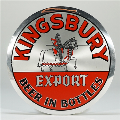 Kingsbury Export Beer in Bottles Aluminum Leyse LEE-SEE Sign