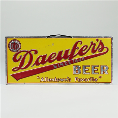Daeufers Beer Allentowns Favorite Leyse LEE-SEE Sign