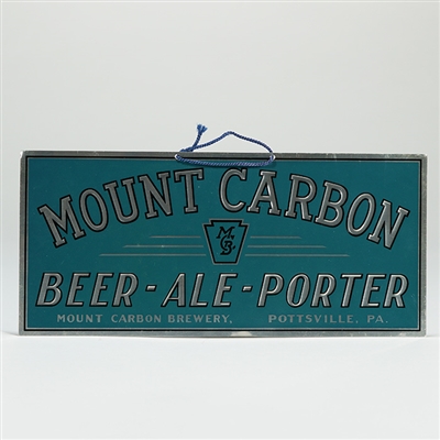 Mount Carbon Beer Ale Porter Leyse LEE-SEE Sign