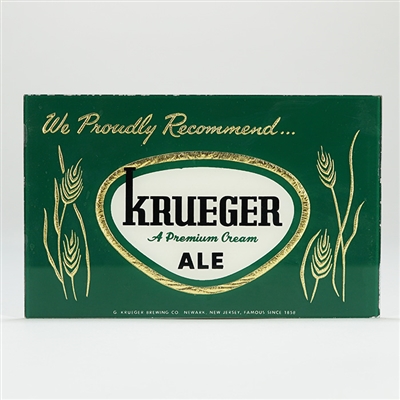 Krueger Premium Cream Ale ROG BEECO Sign