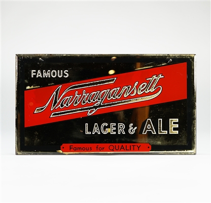 Narragansett Lager and Ale ROG Mirror Sign