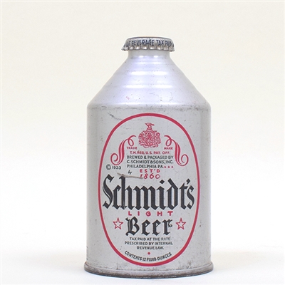 Schmidts Beer Cone Top 198-31