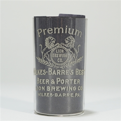 Lion Brewing Pre-prohibition Etched Glass