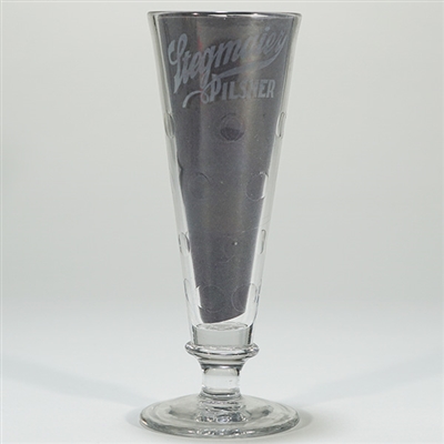 Stegmaier Pilsner Inverted Bubbles Pre-prohibtion Etched Glass