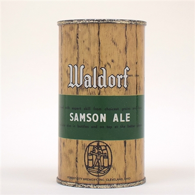 Waldorf Samson Ale Flat Top AMAZING RARE 144-2