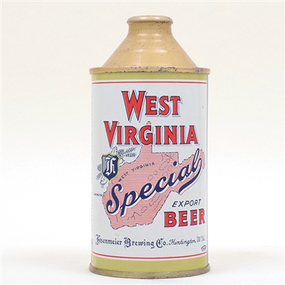 West Virginia Special Beer Cone Top 188-30