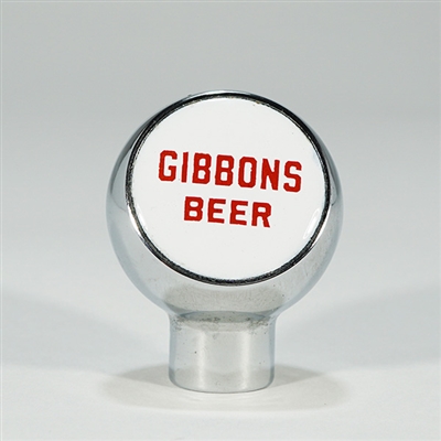 Gibbons Beer CHROME Tap Knob LIKE 1420