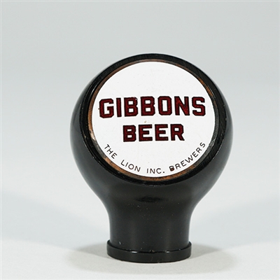Gibbons Beer ALL BLACK Knob UNLISTED