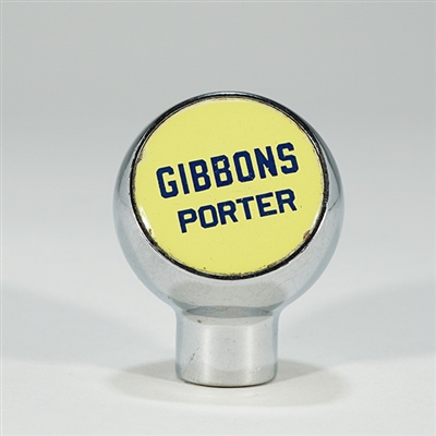 Gibbons Porter CHROME KNOB GREEN INSERT 1423