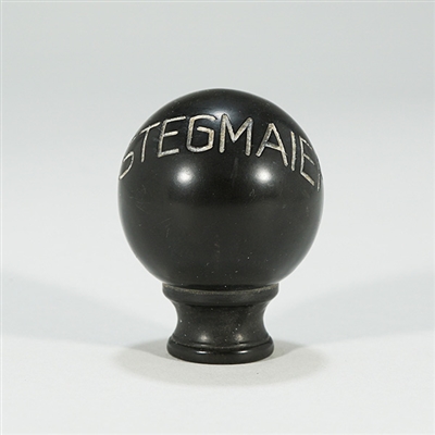 Stegmaier ENGRAVED ROUND Ball Knob UNLISTED