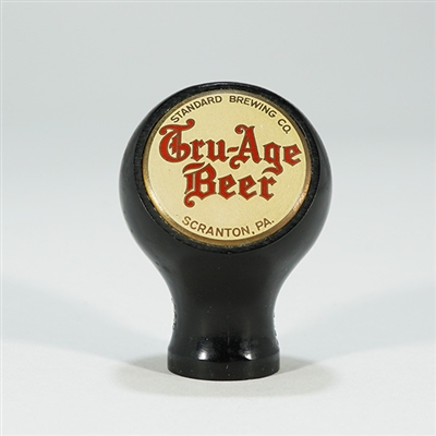 Tru-Age Beer CREAM Insert BLACK Ball Knob LIKE 1708
