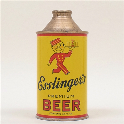 Esslinger Beer FLAT BOTTOM Cone TOP NOTCH 161-13