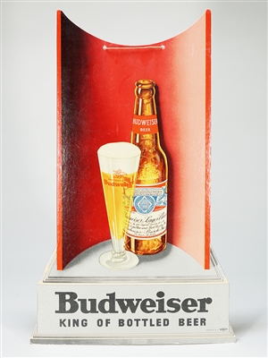 Budweiser King of Bottled Beer Diecut Sign
