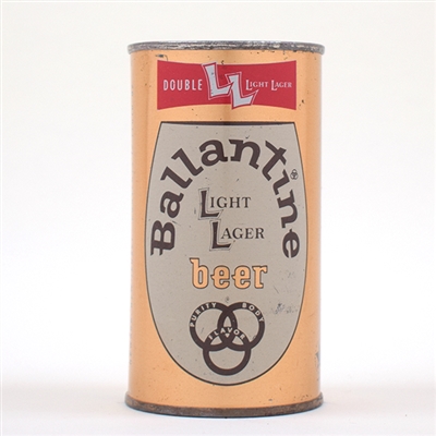 Ballantine Light Lager Beer Flat Top 34-3