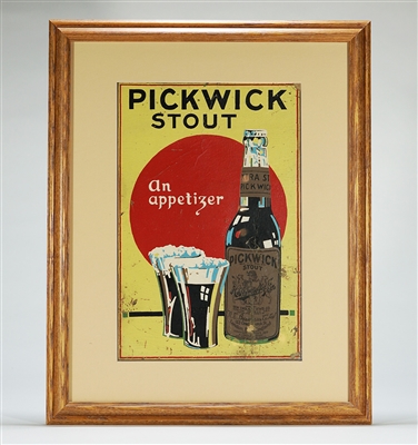 Pickwick Stout PROHIBITION Sign
