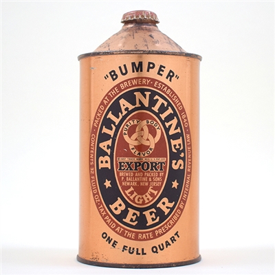 Ballantines Beer Quart Cone 1840-1940 202-14