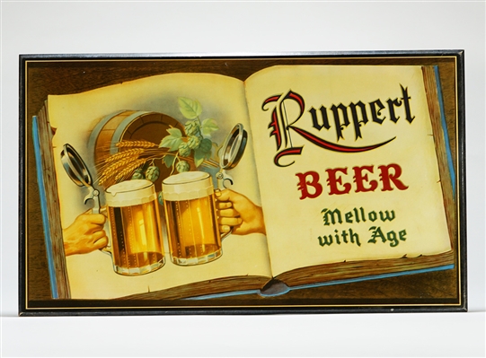 Ruppert Beer Laminated Easel Back Sign