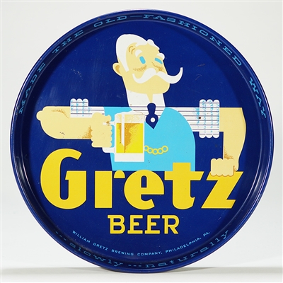 Gretz Old Fashioned Way Beer Tray