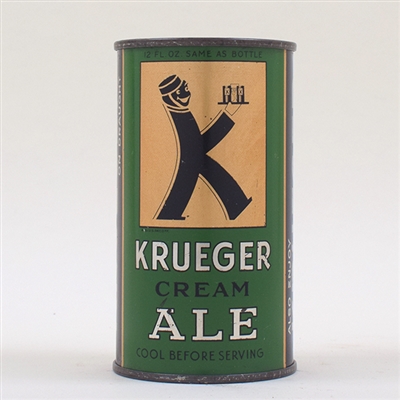 Krueger Ale OI ON DRAUGHT R10 Flat Top 89-27