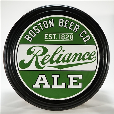 Boston Beer Co Reliance Ale Pre-Proh Porcelain Sign