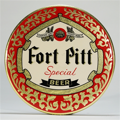 Fort Pitt Special Beer Crystaline BUTTON Sign