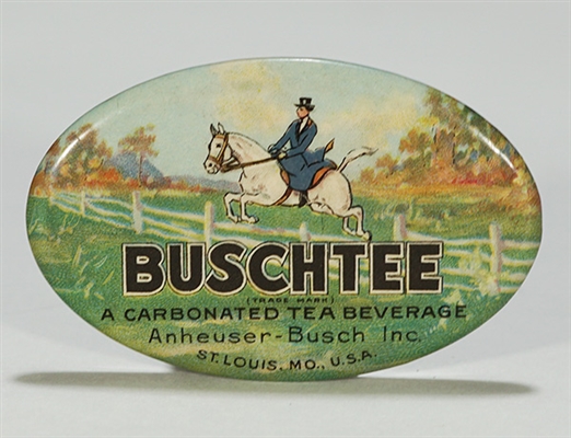Buschtee Carbonated Tea Anheuser-Busch Prohibition Pocket Mirror