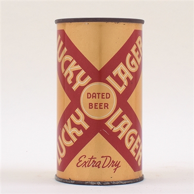 Lucky Lager Extra Dry Dated Beer Flat 93-11