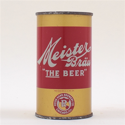 Meister Brau Beer OI DULL GOLD Flat Top 95-5
