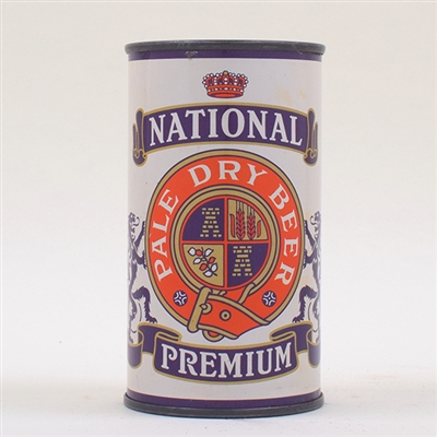 National Premium Beer Flat Top 102-1