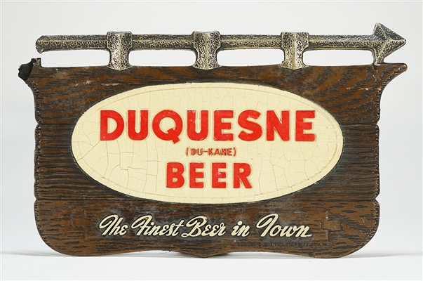 Duquesne DU-KANE Finest Beer In Town Composite Sign
