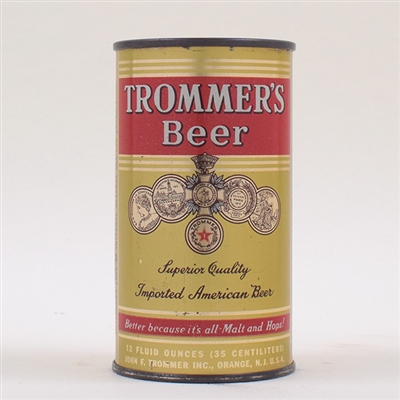 Trommers Beer WFIR Flat Top 139-26