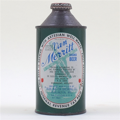 Van Merritt Beer IRTP Cone Top 188-13