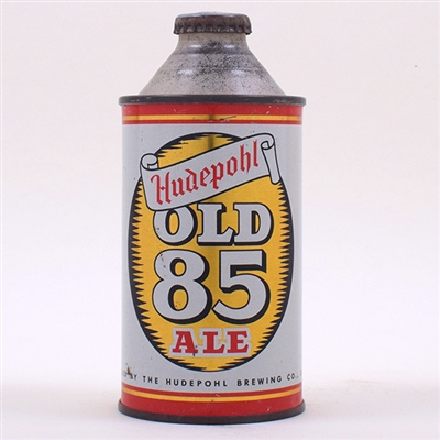Hudepohl Old 85 Ale Cone Top TOUGH 169-24