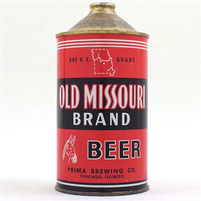 Old Missouri Beer Quart Cone Top SHARP 216-4