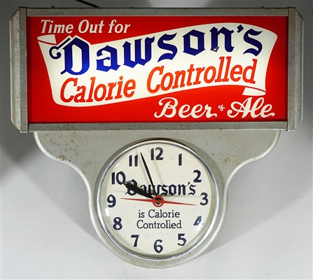 Dawsons Calorie Controlled ROG Illuminated Clock