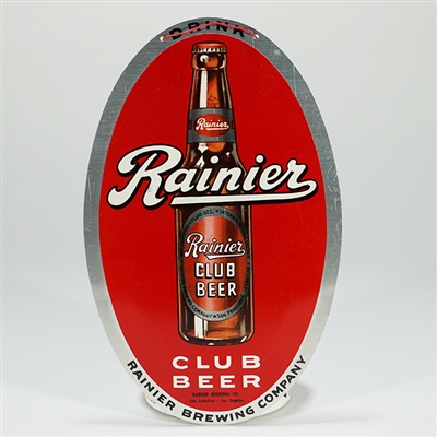 Rainier Club Extra Pale Beer Aluminum Sign IN THE WEST