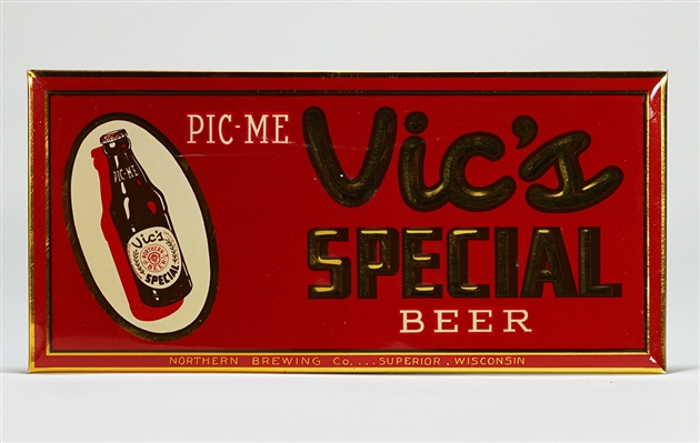 Vics PIC-ME Special Beer TOC Sign