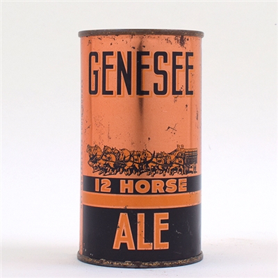 Genesee 12 Horse Ale 2-SIDED Flat 68-20