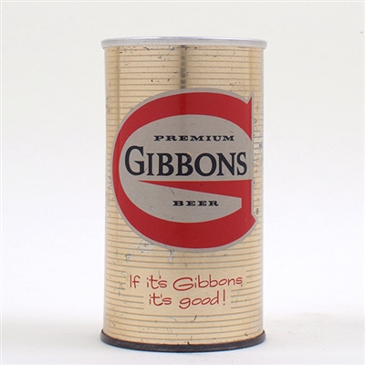 Gibbons Beer ZIP TOP 68-15