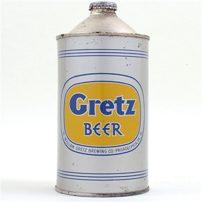 Gretz Beer Quart Cone Top WOW 211-11