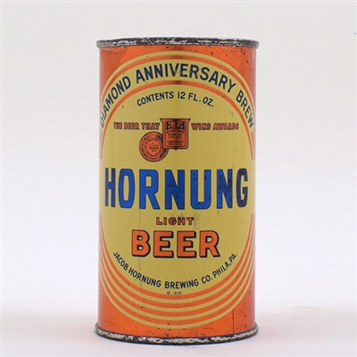 Hornung Beer OI NON-IRTP Flat Top 83-39
