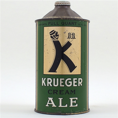 Krueger Ale Quart Cone Top 213-10